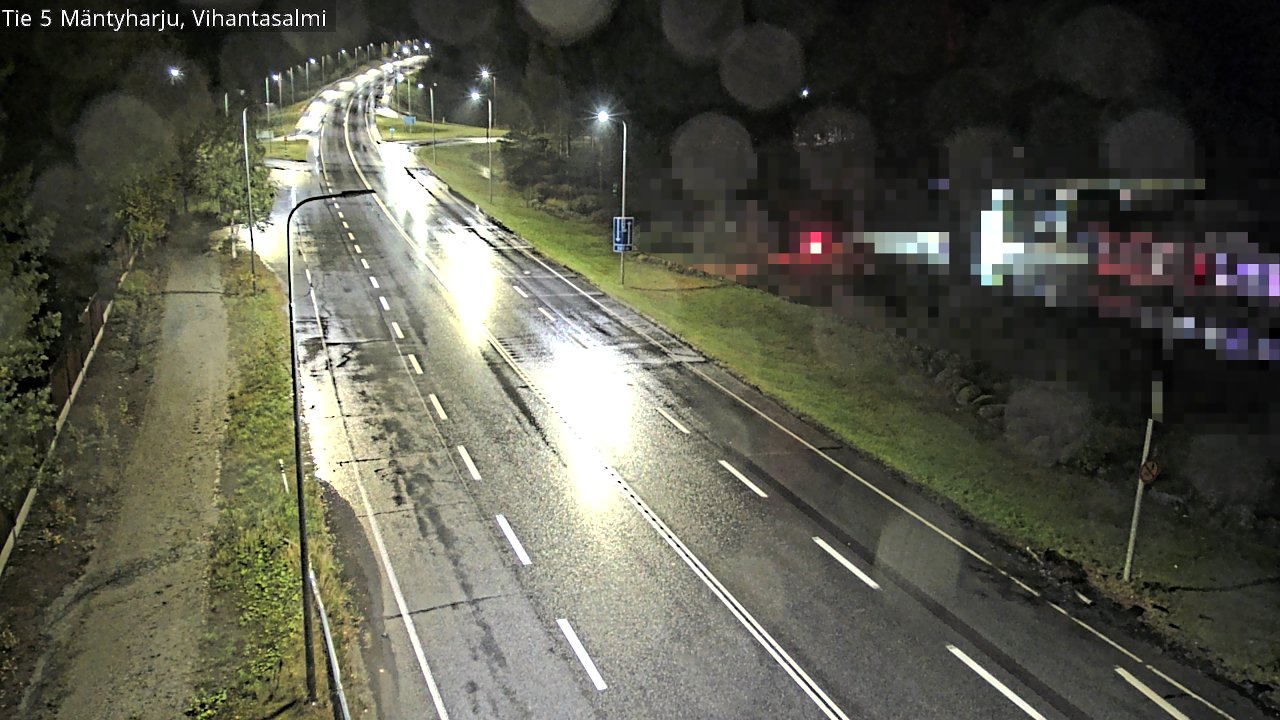 Weather Camera Image Road 5 Mäntyharju, Vihantasalm, Mäntyharju, Etelä-Savo