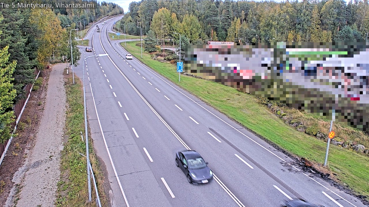 Weather Camera Image Road 5 Mäntyharju, Vihantasalm, Mäntyharju, Etelä-Savo