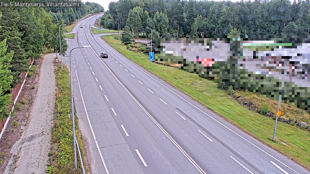 Weather Camera Image Road 5 Mäntyharju, Vihantasalm, Mäntyharju, Etelä-Savo