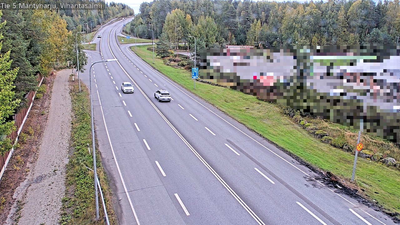 Weather Camera Image Road 5 Mäntyharju, Vihantasalm, Mäntyharju, Etelä-Savo