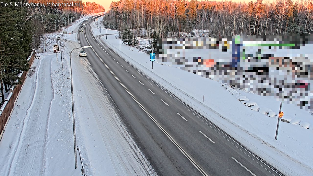 Kelikamerat Kuva Tie 5 Mäntyharju, Vihantasalmi, Mäntyharju, Etelä-Savo