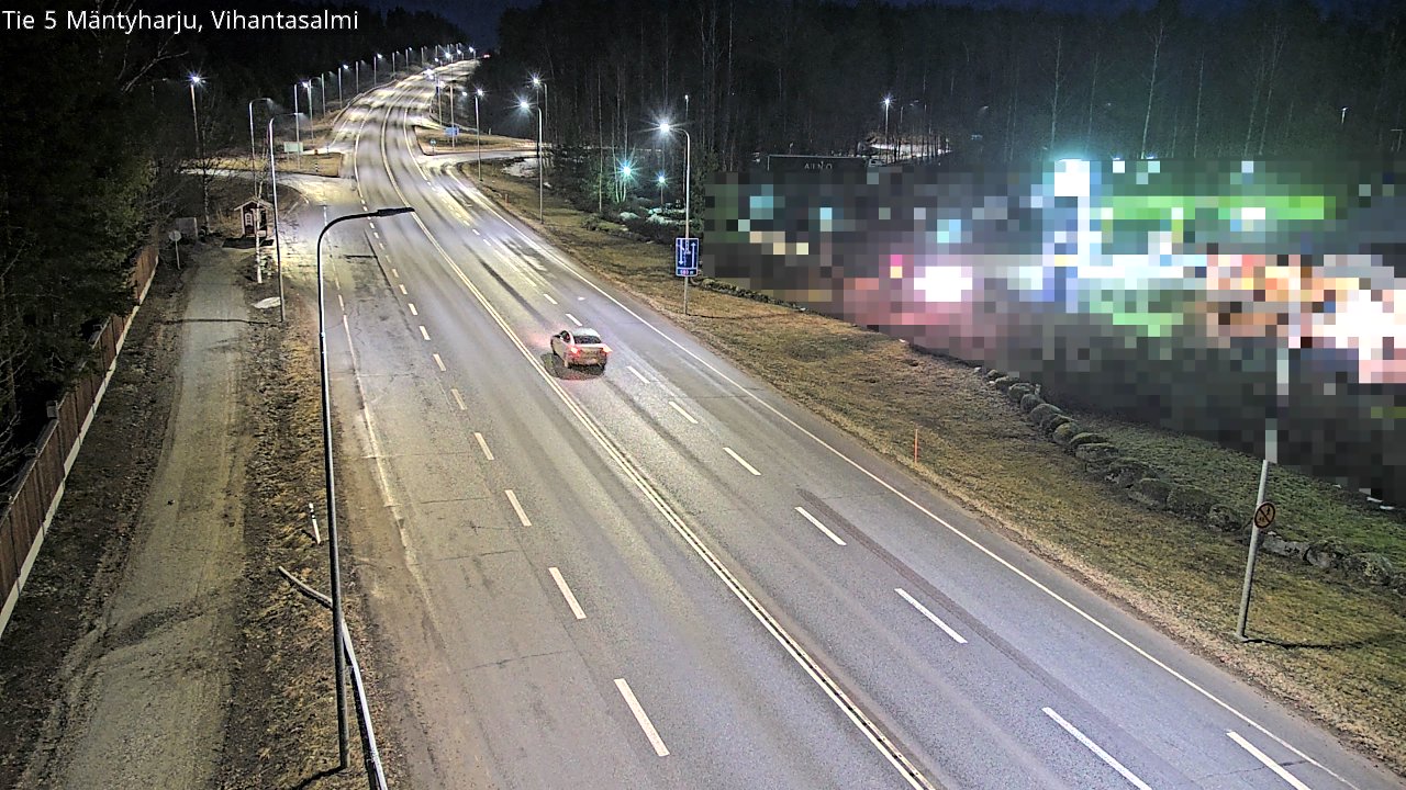 Weather Camera Image Road 5 Mäntyharju, Vihantasalm, Mäntyharju, Etelä-Savo