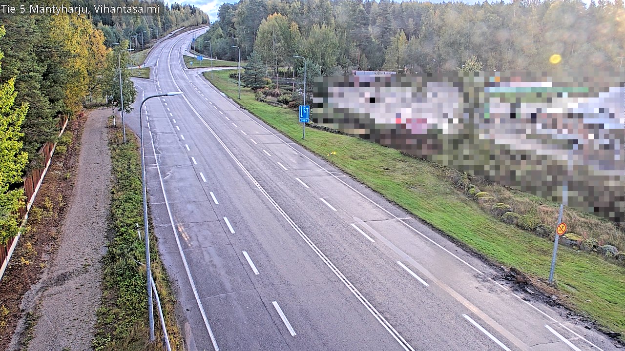 Weather Camera Image Road 5 Mäntyharju, Vihantasalm, Mäntyharju, Etelä-Savo