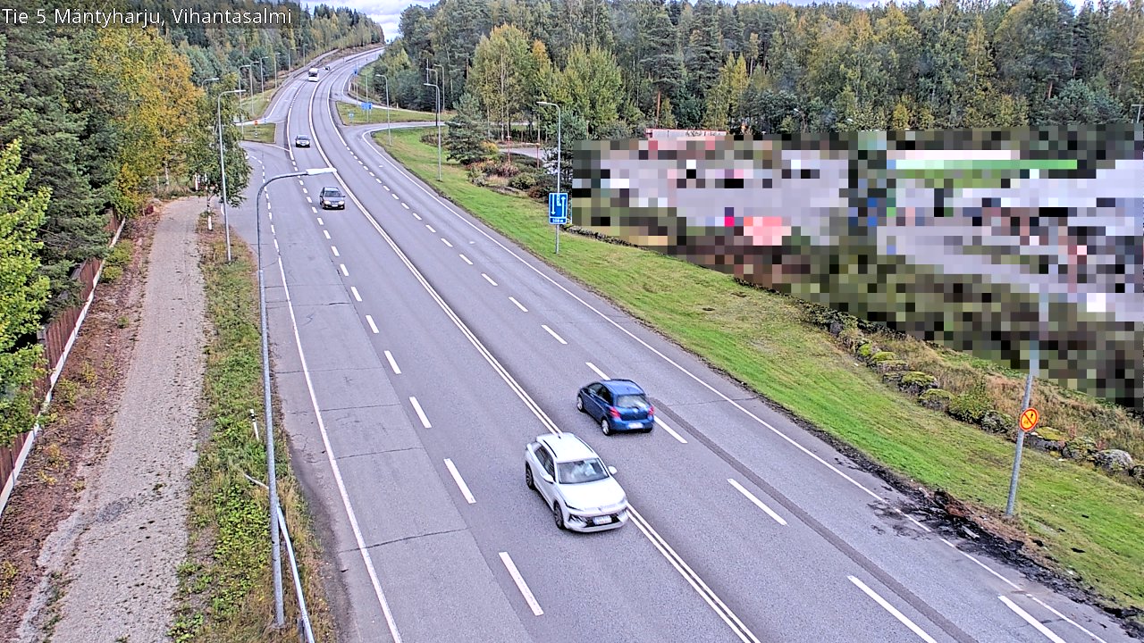 Weather Camera Image Road 5 Mäntyharju, Vihantasalm, Mäntyharju, Etelä-Savo