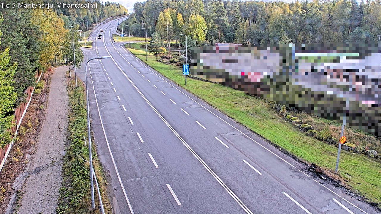 Weather Camera Image Road 5 Mäntyharju, Vihantasalm, Mäntyharju, Etelä-Savo