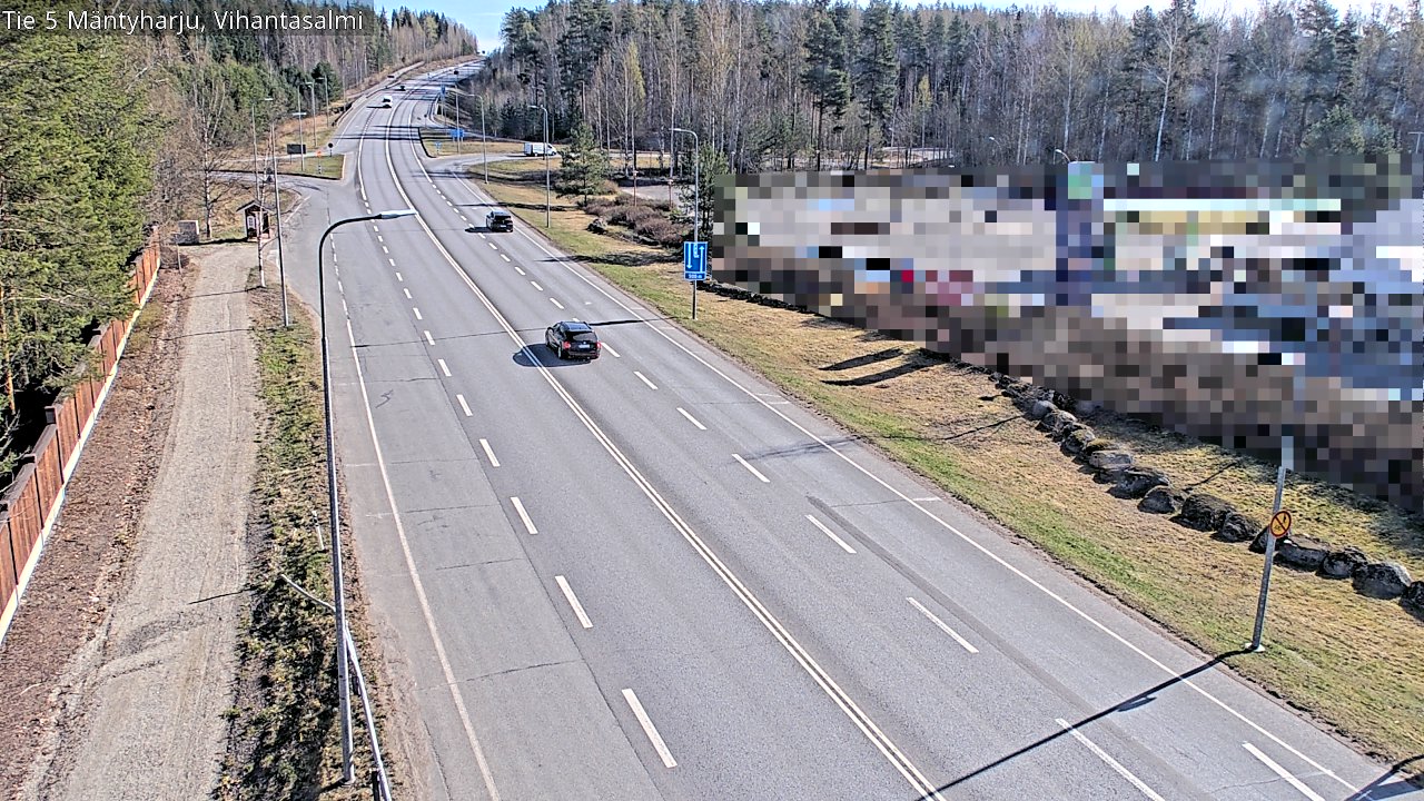 Weather Camera Image Road 5 Mäntyharju, Vihantasalm, Mäntyharju, Etelä-Savo