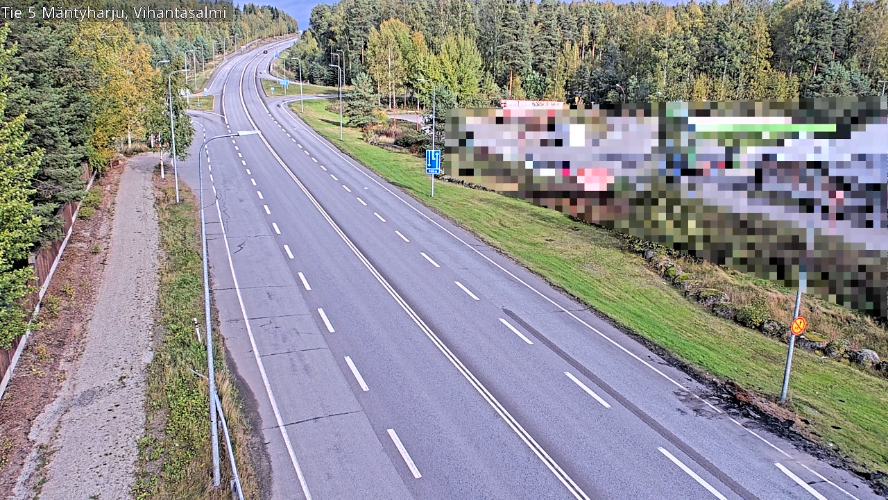Weather Camera Image Road 5 Mäntyharju, Vihantasalm, Mäntyharju, Etelä-Savo