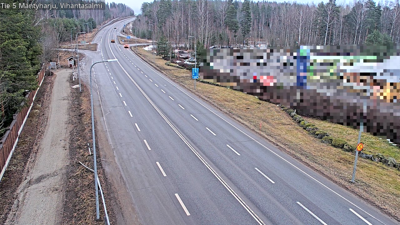 Weather Camera Image Road 5 Mäntyharju, Vihantasalm, Mäntyharju, Etelä-Savo