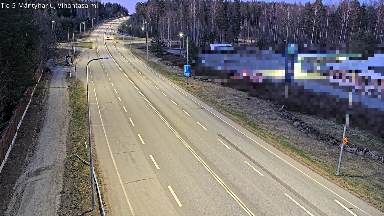 Weather Camera Image Road 5 Mäntyharju, Vihantasalm, Mäntyharju, Etelä-Savo