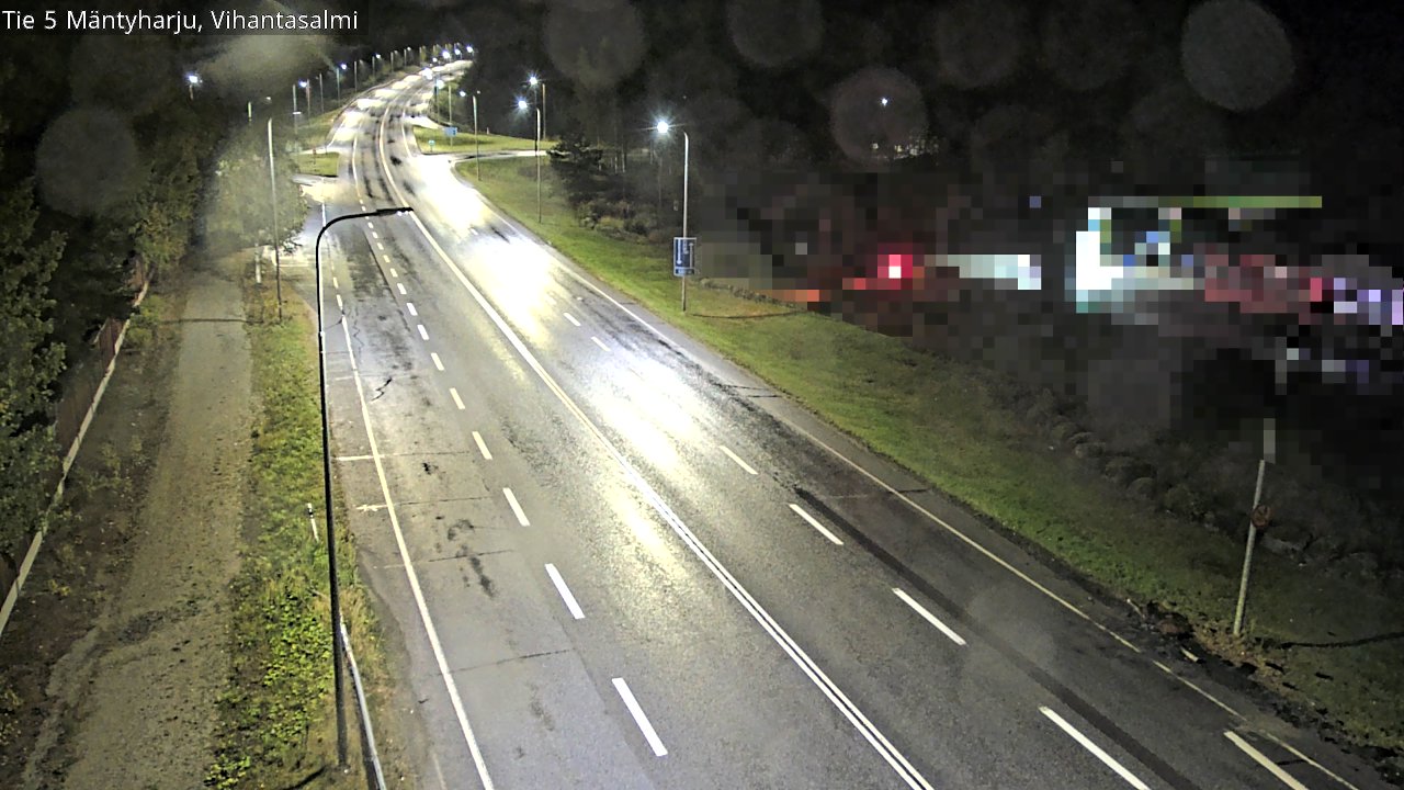 Weather Camera Image Road 5 Mäntyharju, Vihantasalm, Mäntyharju, Etelä-Savo