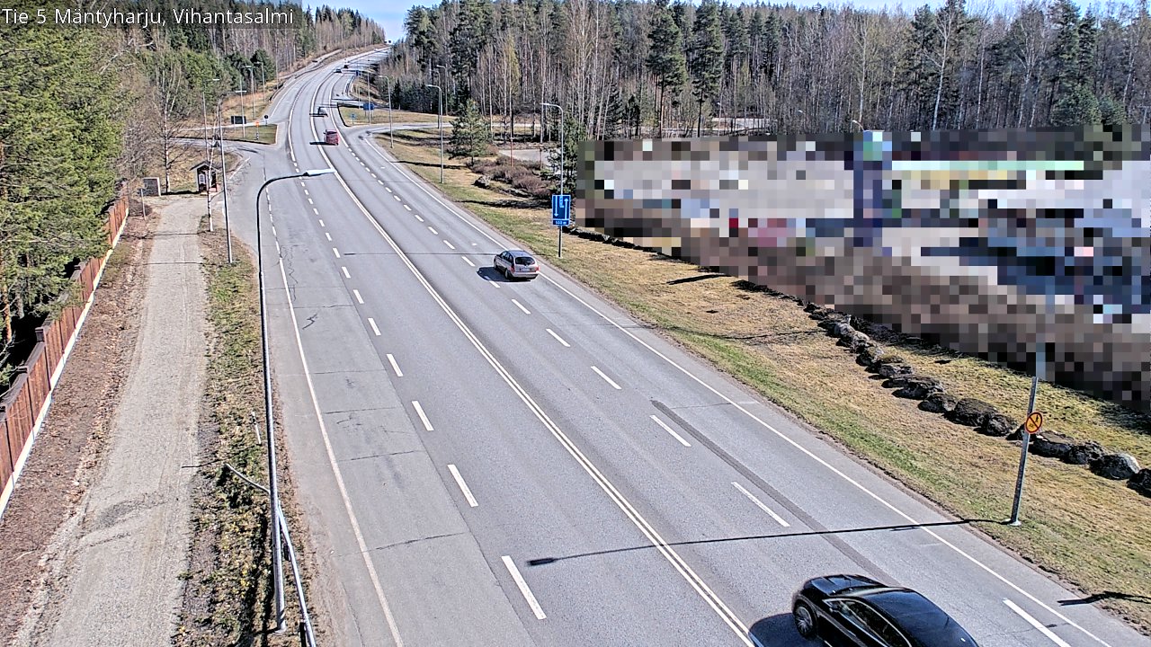 Weather Camera Image Road 5 Mäntyharju, Vihantasalm, Mäntyharju, Etelä-Savo
