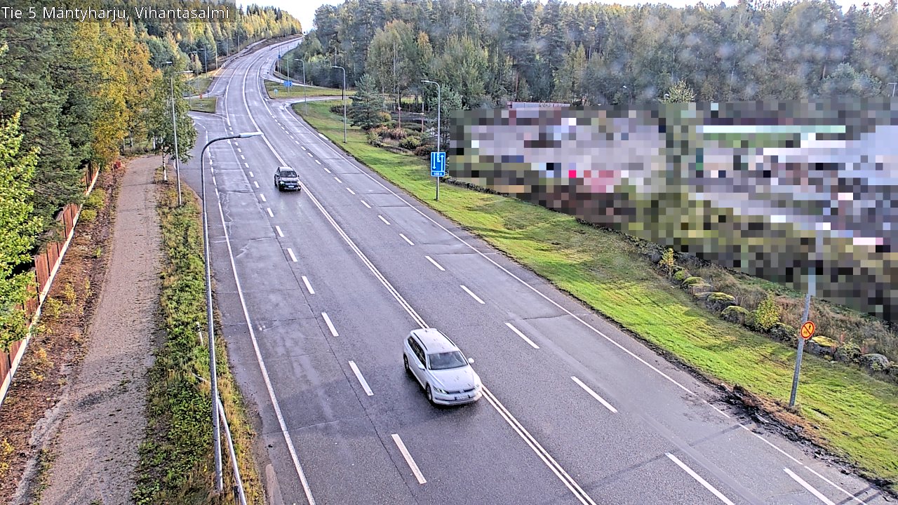 Weather Camera Image Road 5 Mäntyharju, Vihantasalm, Mäntyharju, Etelä-Savo