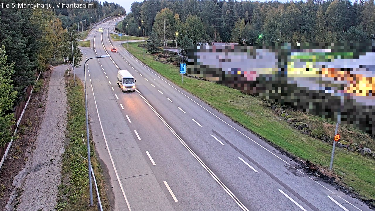Weather Camera Image Road 5 Mäntyharju, Vihantasalm, Mäntyharju, Etelä-Savo