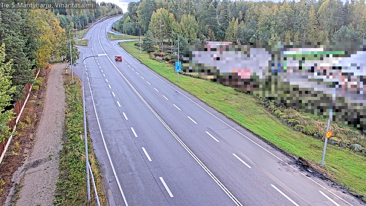 Weather Camera Image Road 5 Mäntyharju, Vihantasalm, Mäntyharju, Etelä-Savo