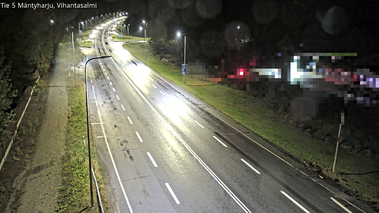 Weather Camera Image Road 5 Mäntyharju, Vihantasalm, Mäntyharju, Etelä-Savo