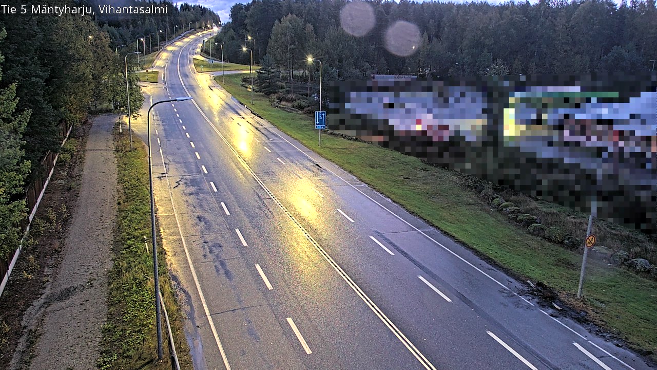 Weather Camera Image Road 5 Mäntyharju, Vihantasalm, Mäntyharju, Etelä-Savo