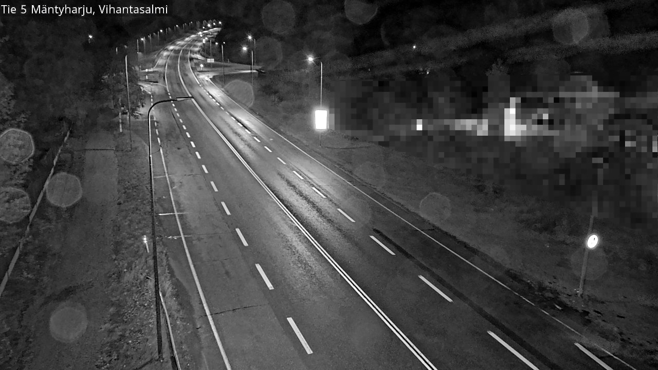 Weather Camera Image Road 5 Mäntyharju, Vihantasalm, Mäntyharju, Etelä-Savo