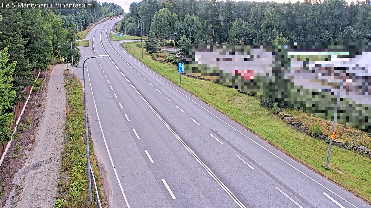 Weather Camera Image Road 5 Mäntyharju, Vihantasalm, Mäntyharju, Etelä-Savo
