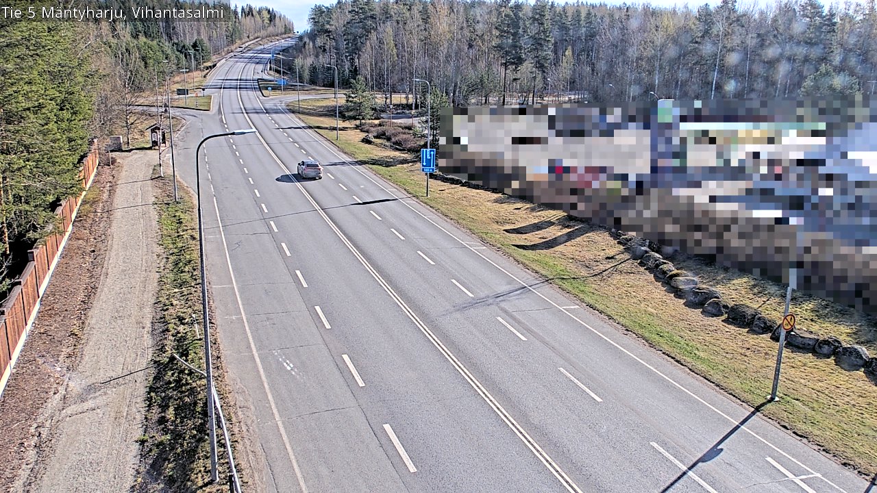 Weather Camera Image Road 5 Mäntyharju, Vihantasalm, Mäntyharju, Etelä-Savo