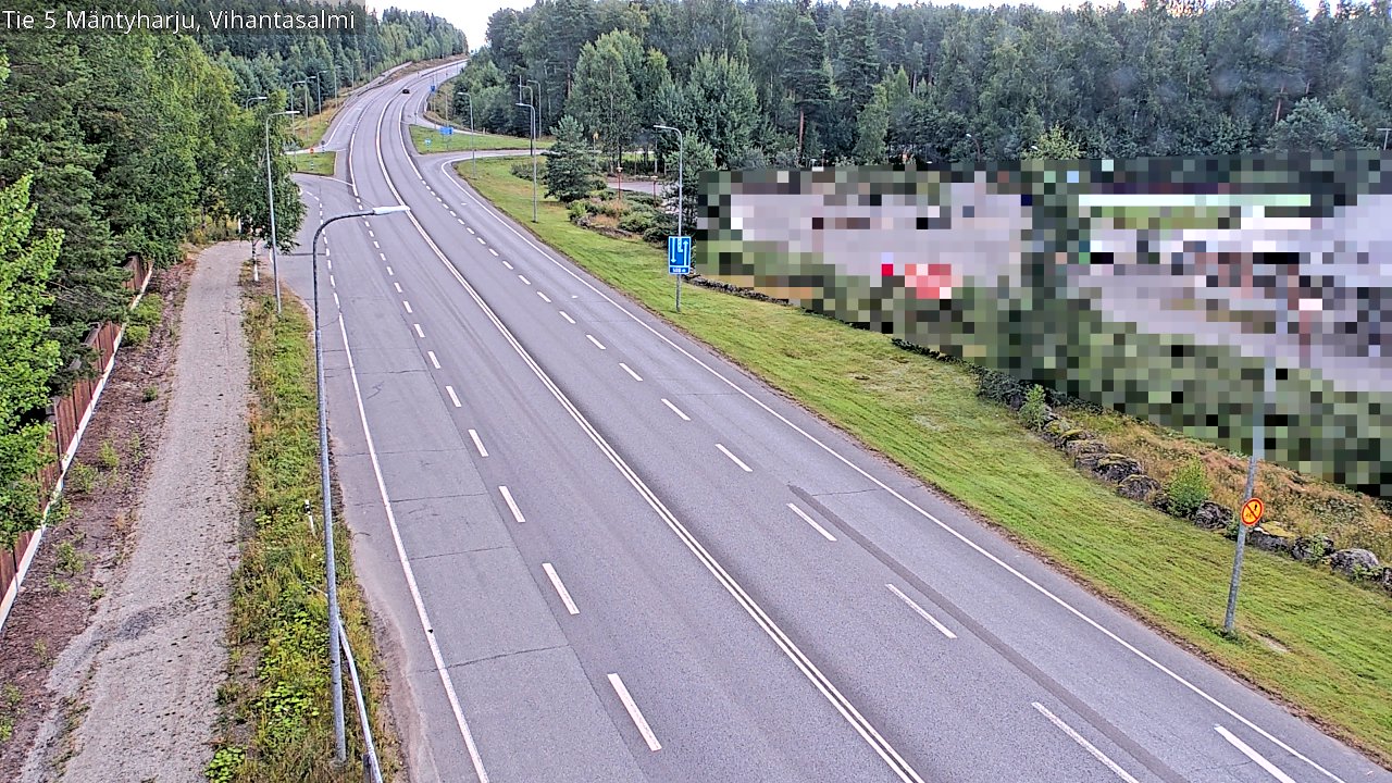 Weather Camera Image Road 5 Mäntyharju, Vihantasalm, Mäntyharju, Etelä-Savo