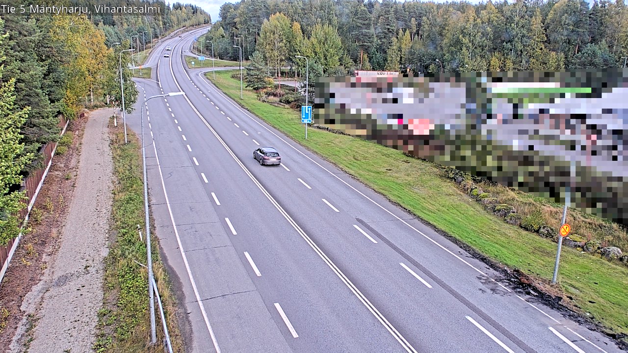 Weather Camera Image Road 5 Mäntyharju, Vihantasalm, Mäntyharju, Etelä-Savo