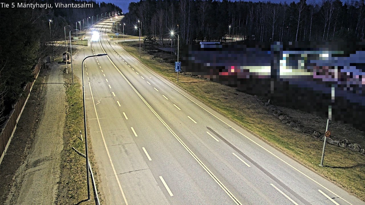 Weather Camera Image Road 5 Mäntyharju, Vihantasalm, Mäntyharju, Etelä-Savo