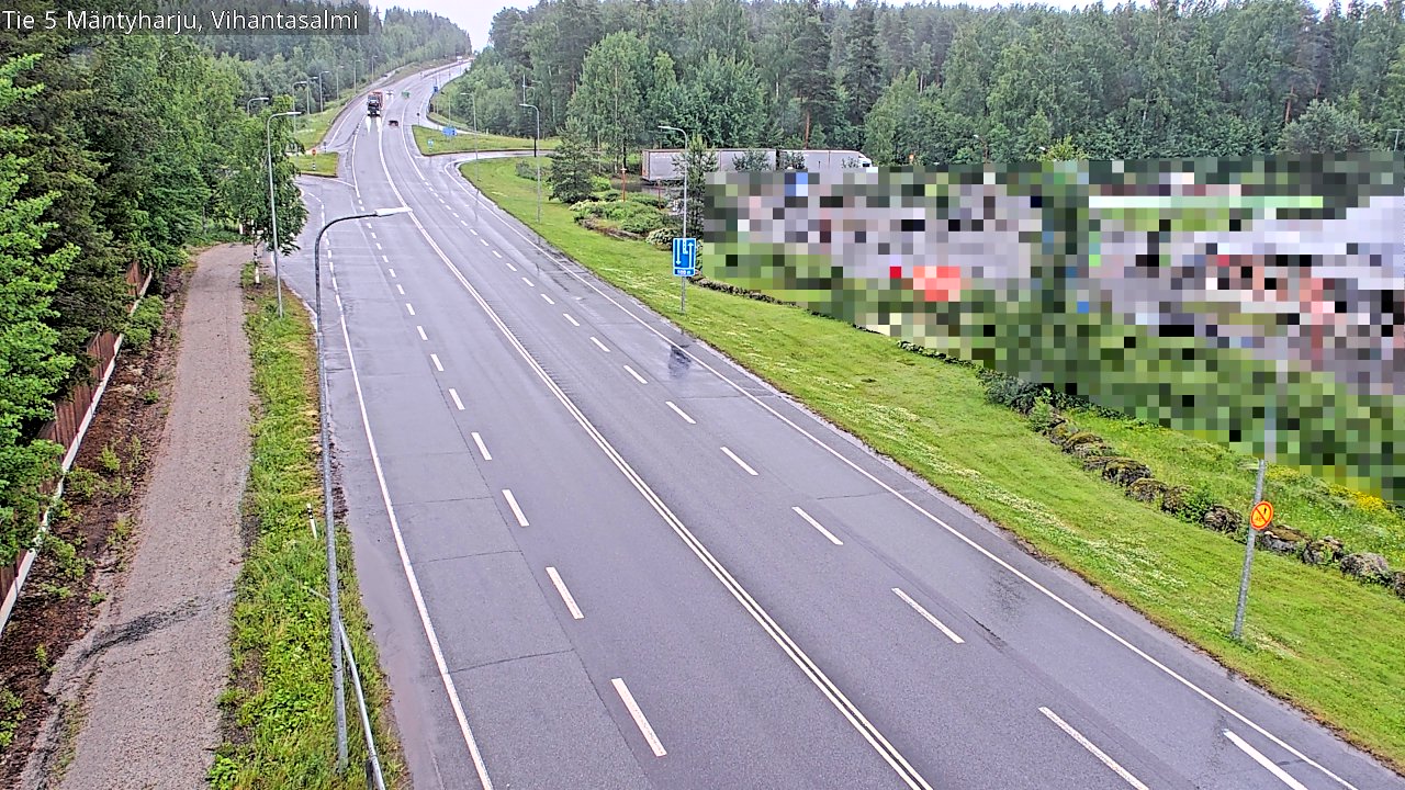 Weather Camera Image Road 5 Mäntyharju, Vihantasalm, Mäntyharju, Etelä-Savo