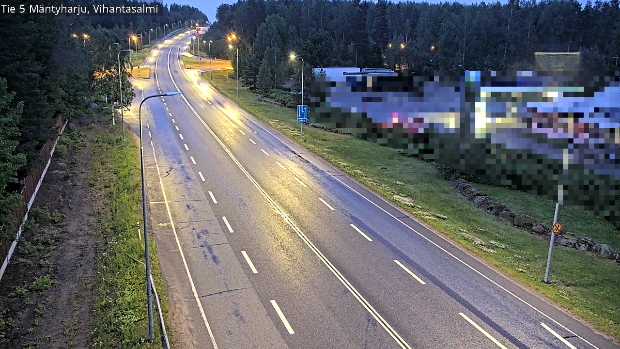 Weather Camera Image Road 5 Mäntyharju, Vihantasalm, Mäntyharju, Etelä-Savo
