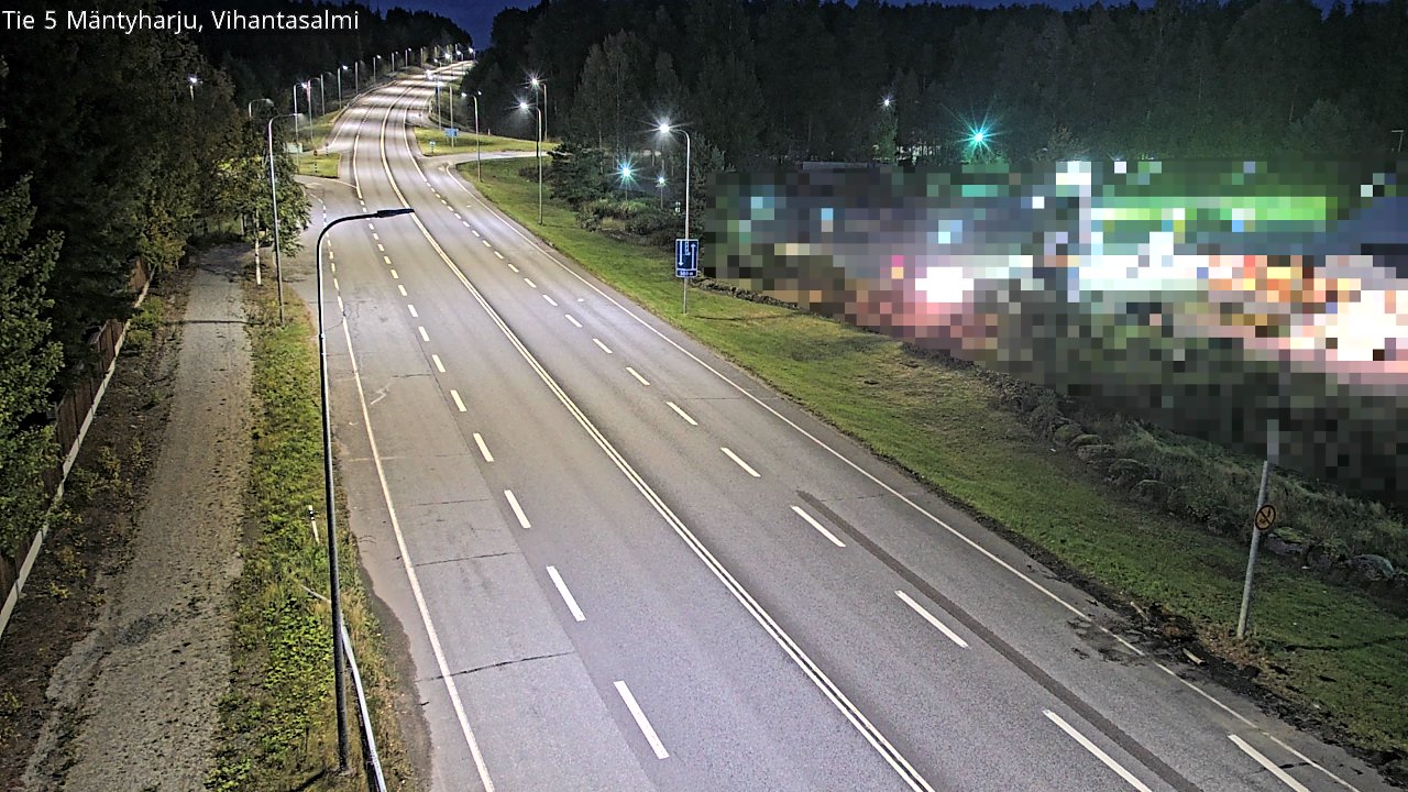 Weather Camera Image Road 5 Mäntyharju, Vihantasalm, Mäntyharju, Etelä-Savo