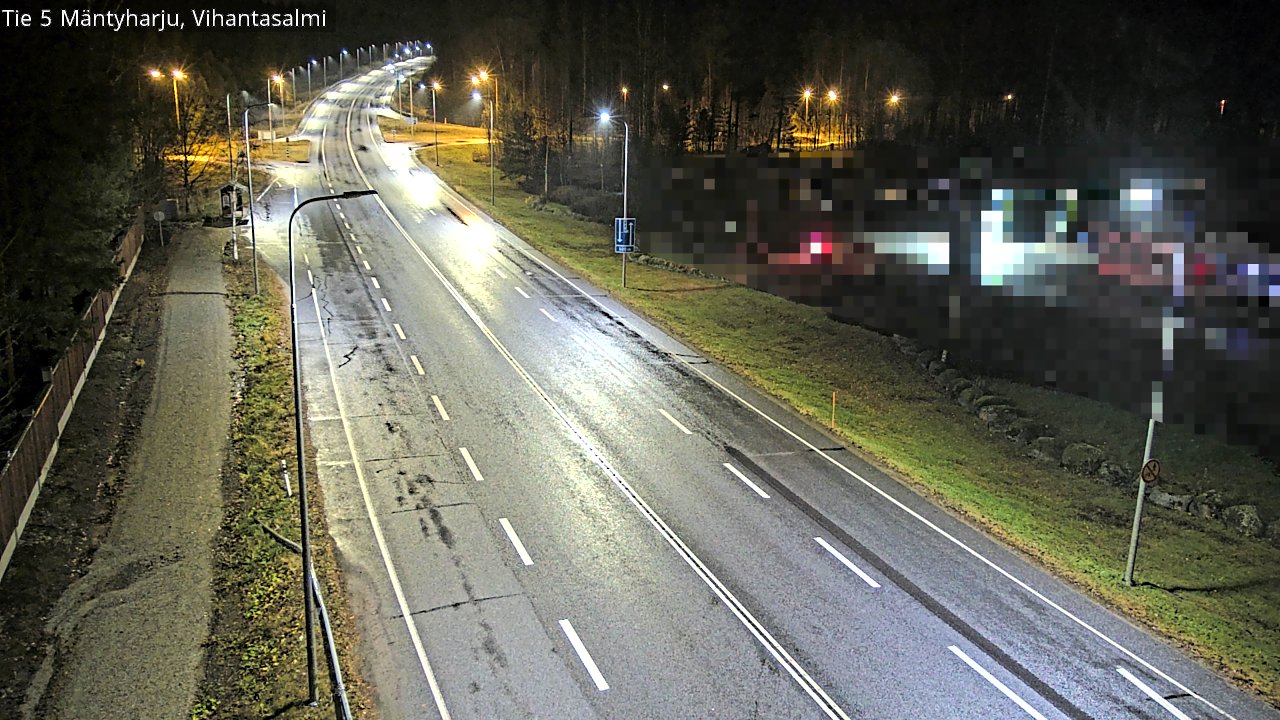 Weather Camera Image Road 5 Mäntyharju, Vihantasalm, Mäntyharju, Etelä-Savo