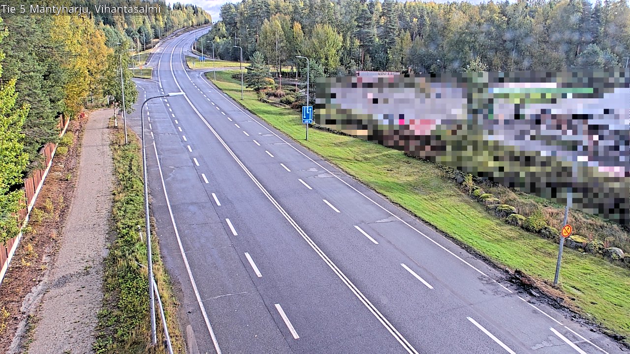 Weather Camera Image Road 5 Mäntyharju, Vihantasalm, Mäntyharju, Etelä-Savo