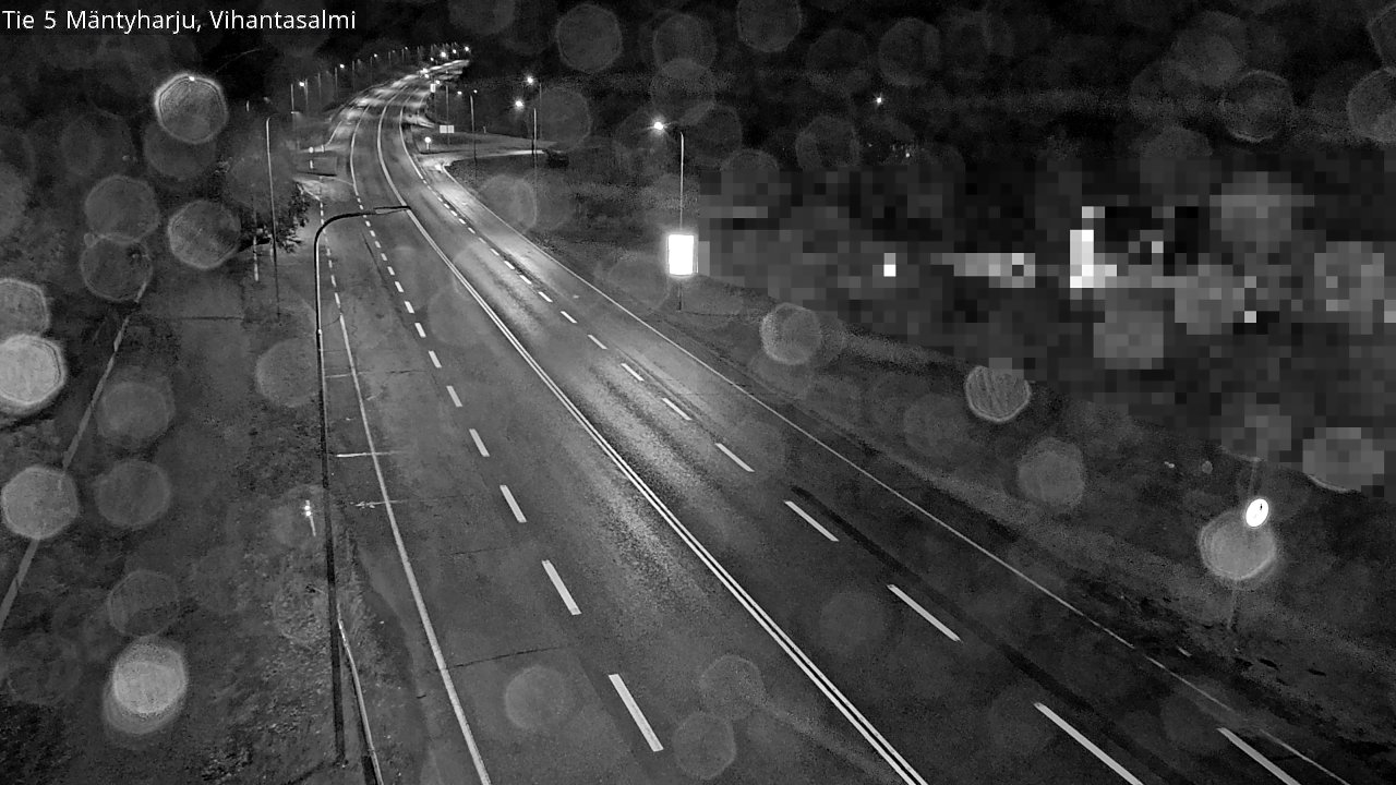 Weather Camera Image Road 5 Mäntyharju, Vihantasalm, Mäntyharju, Etelä-Savo