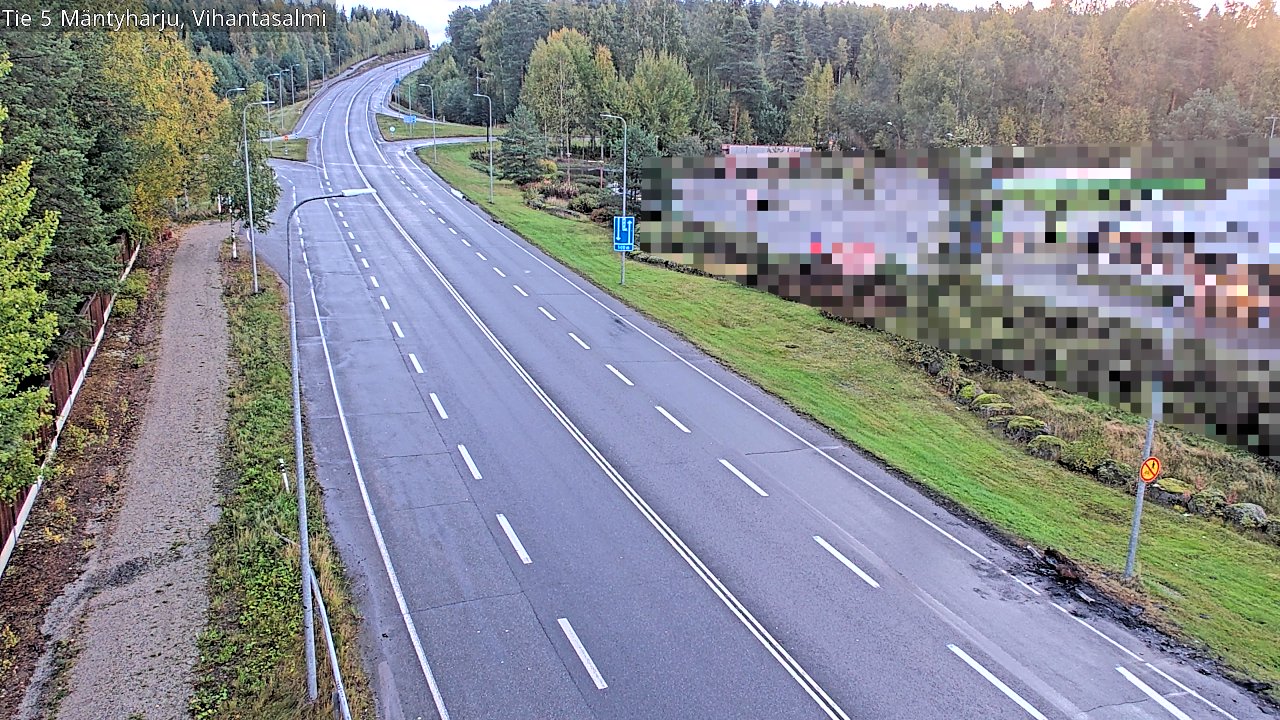 Weather Camera Image Road 5 Mäntyharju, Vihantasalm, Mäntyharju, Etelä-Savo