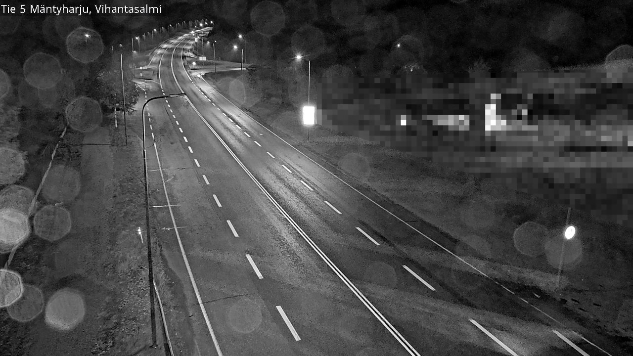 Weather Camera Image Road 5 Mäntyharju, Vihantasalm, Mäntyharju, Etelä-Savo