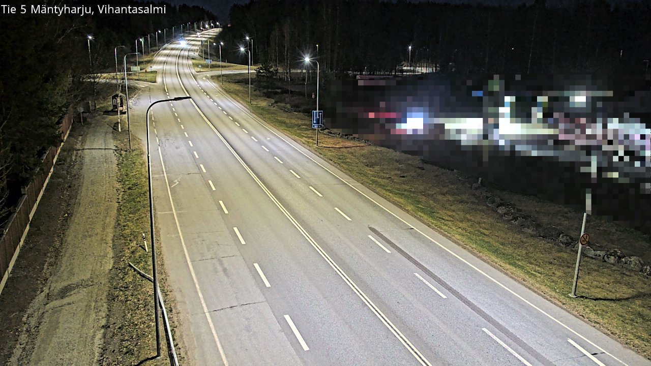 Weather Camera Image Road 5 Mäntyharju, Vihantasalm, Mäntyharju, Etelä-Savo