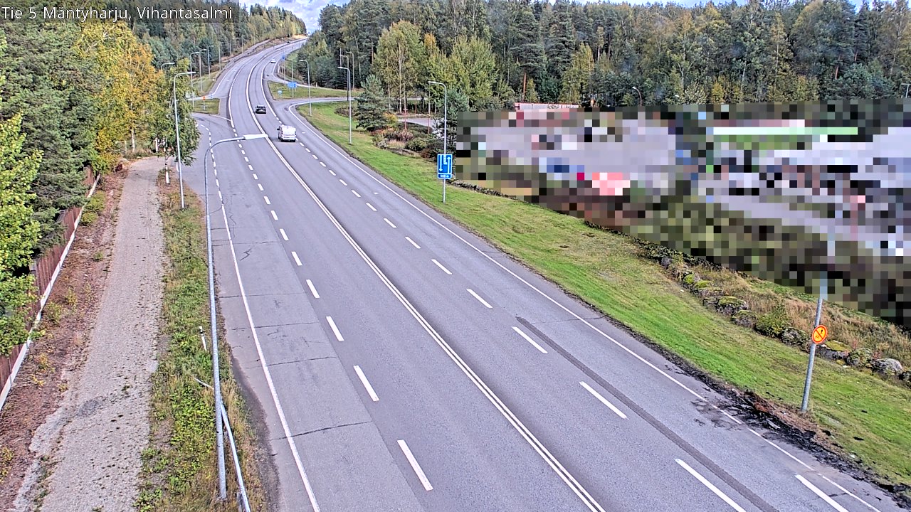 Weather Camera Image Road 5 Mäntyharju, Vihantasalm, Mäntyharju, Etelä-Savo
