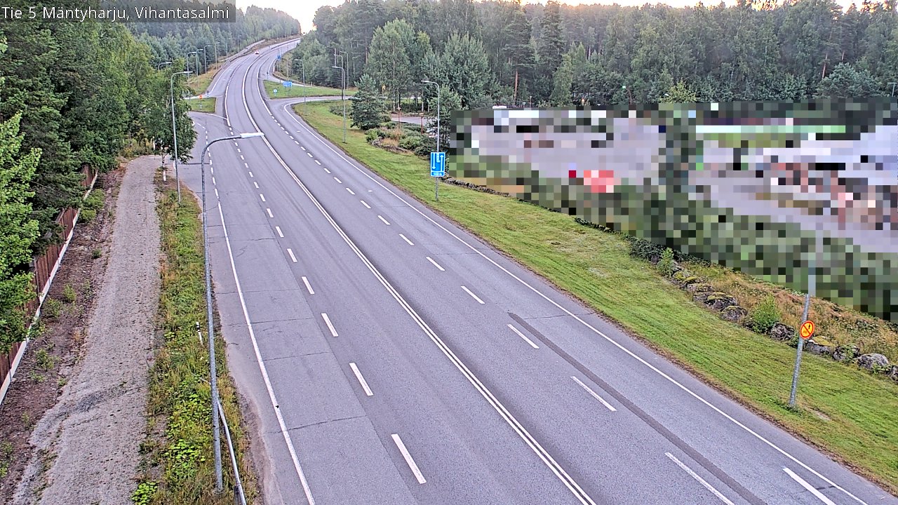 Weather Camera Image Road 5 Mäntyharju, Vihantasalm, Mäntyharju, Etelä-Savo