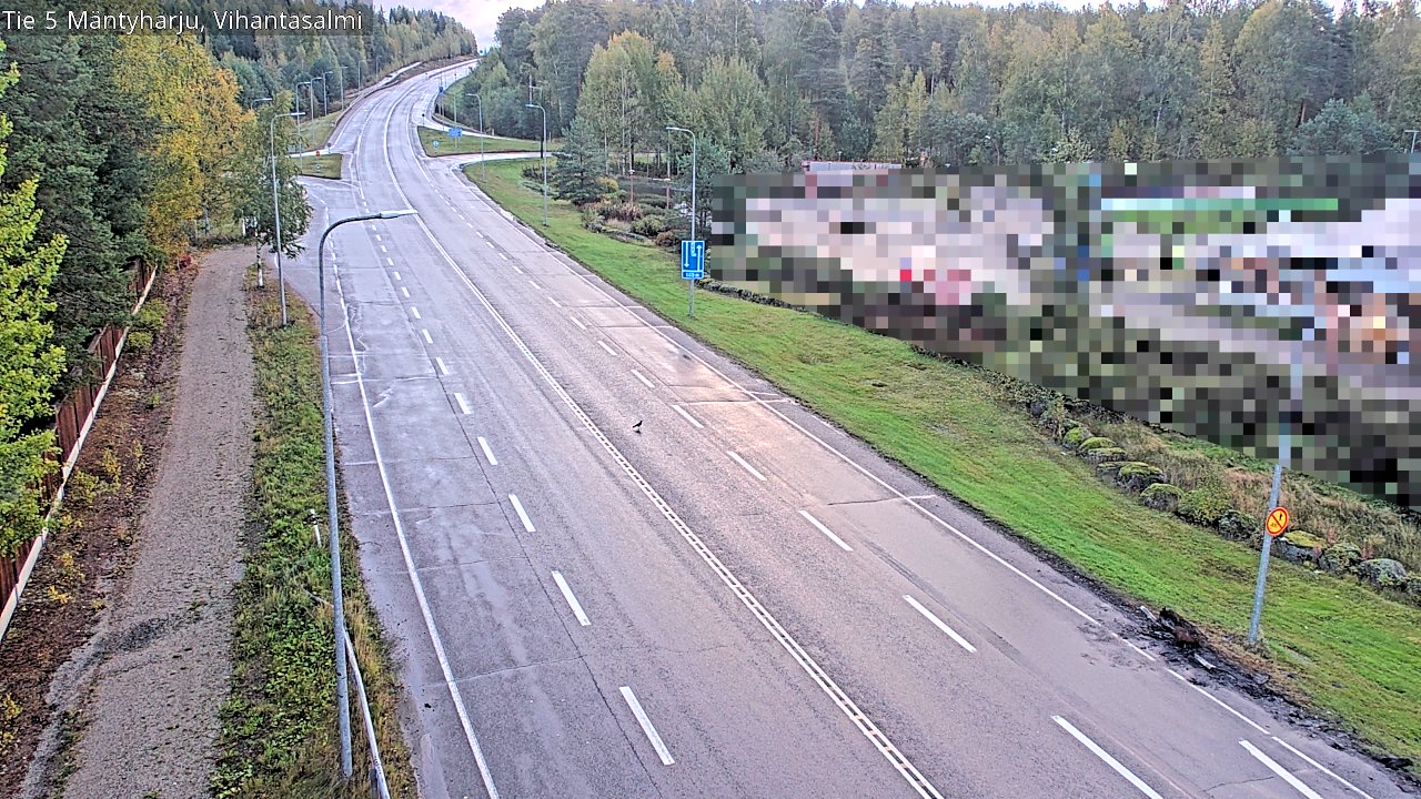 Weather Camera Image Road 5 Mäntyharju, Vihantasalm, Mäntyharju, Etelä-Savo