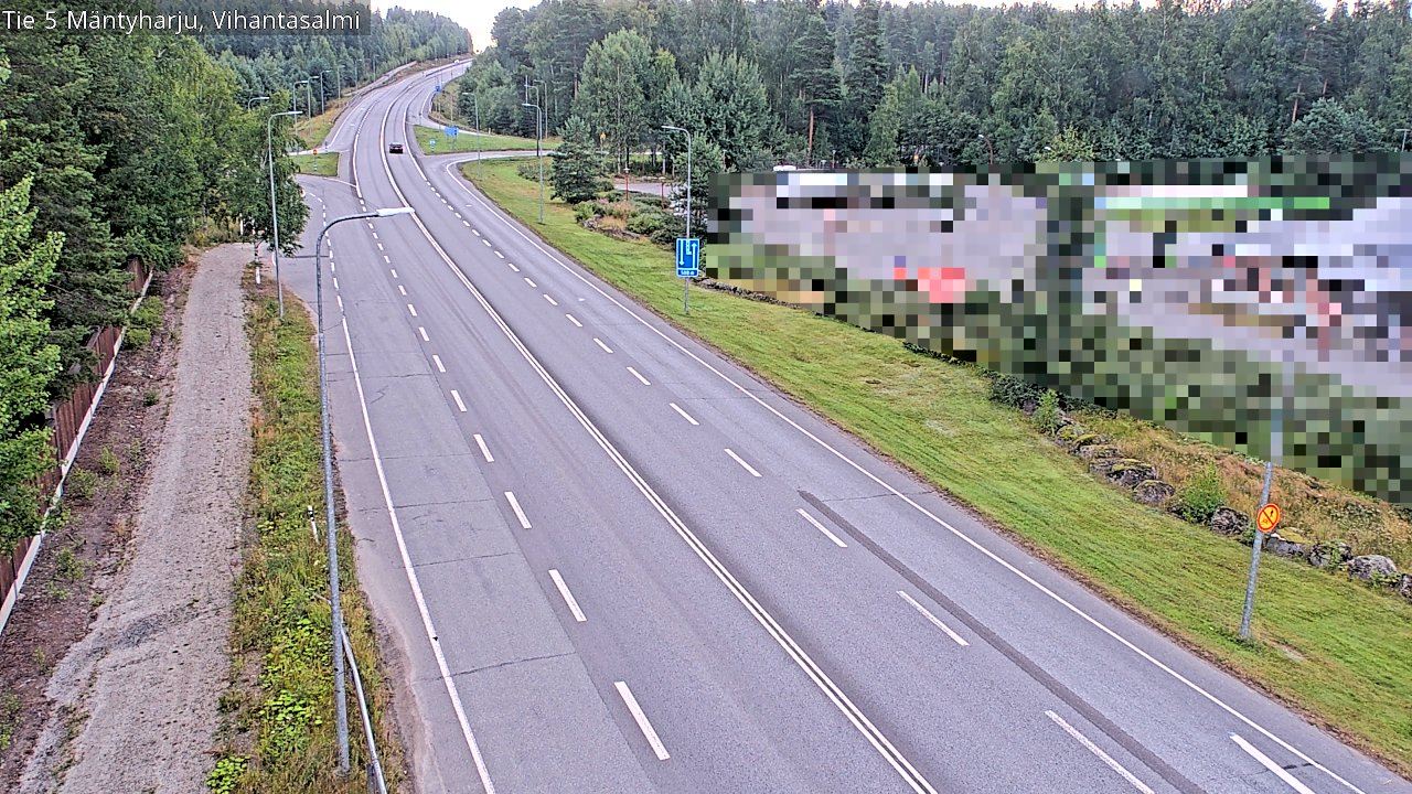 Weather Camera Image Road 5 Mäntyharju, Vihantasalm, Mäntyharju, Etelä-Savo