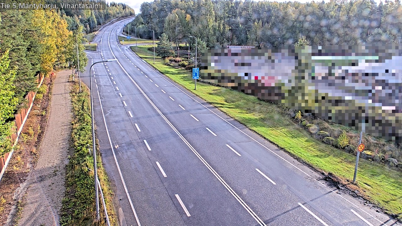 Weather Camera Image Road 5 Mäntyharju, Vihantasalm, Mäntyharju, Etelä-Savo