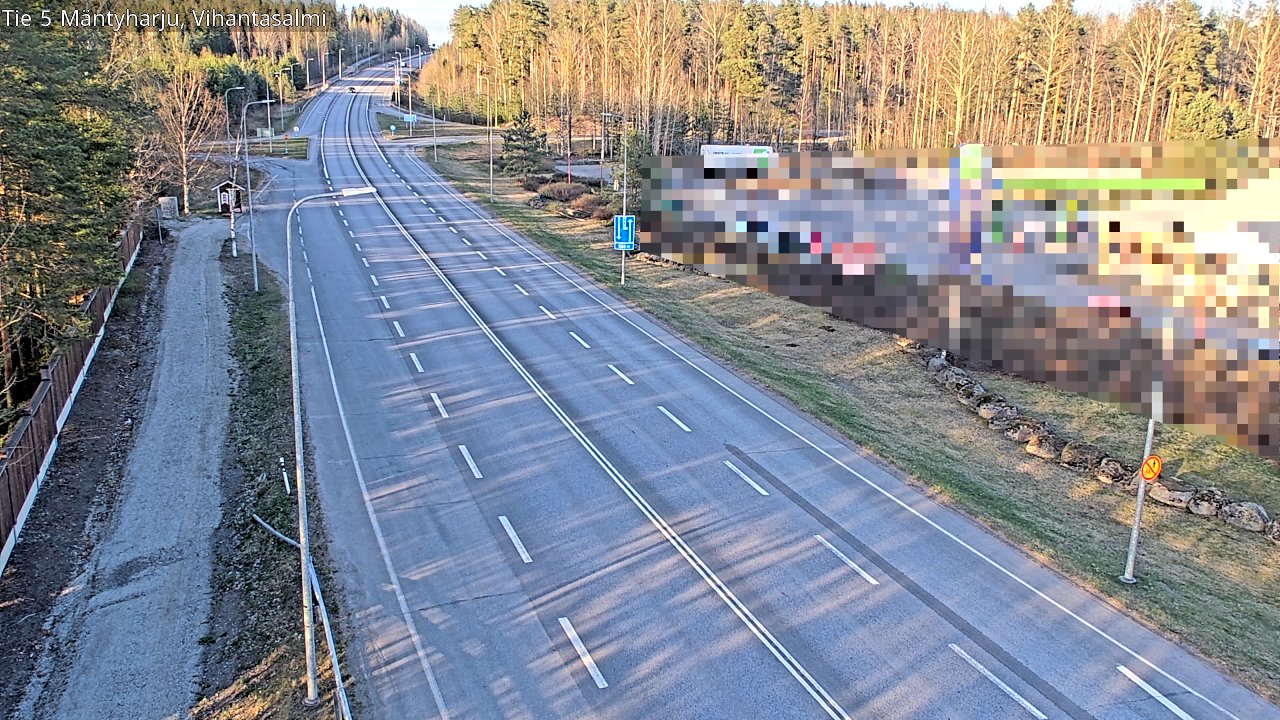 Weather Camera Image Road 5 Mäntyharju, Vihantasalm, Mäntyharju, Etelä-Savo