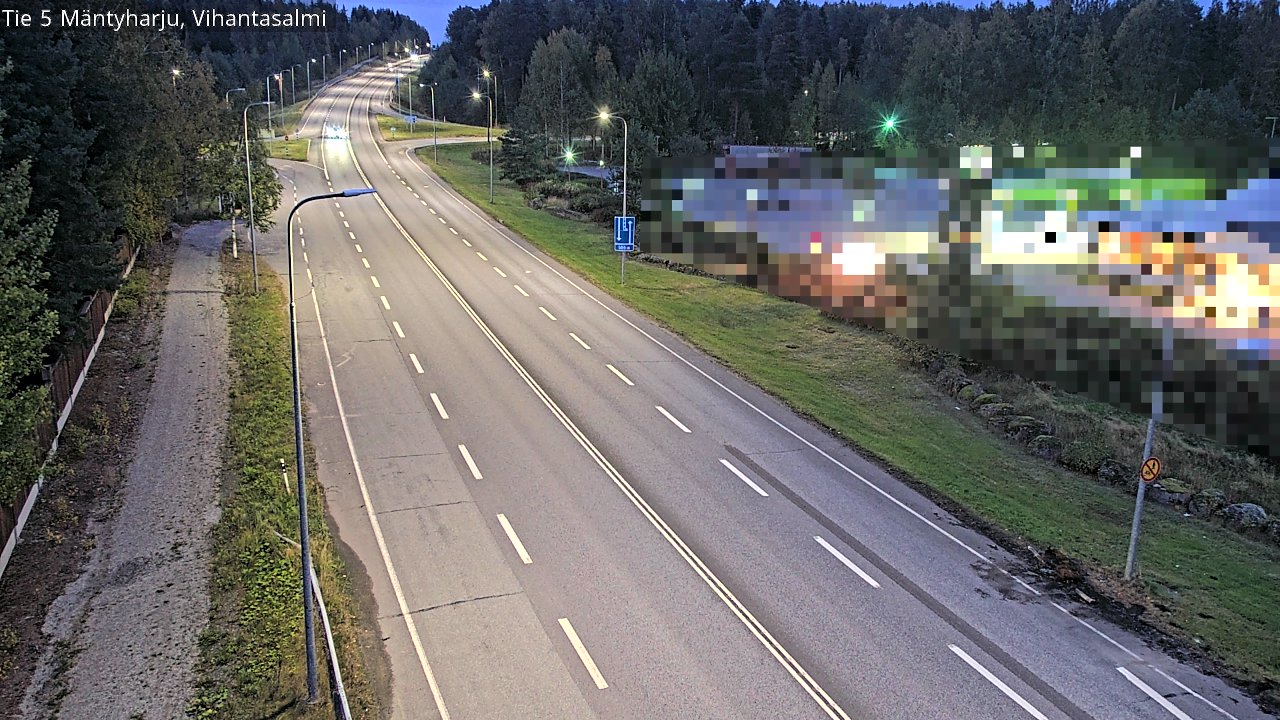 Weather Camera Image Road 5 Mäntyharju, Vihantasalm, Mäntyharju, Etelä-Savo