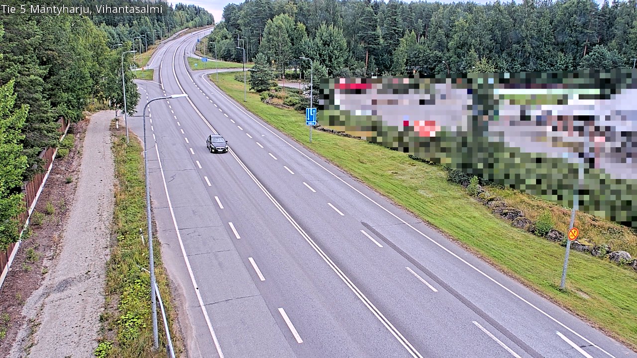 Weather Camera Image Road 5 Mäntyharju, Vihantasalm, Mäntyharju, Etelä-Savo
