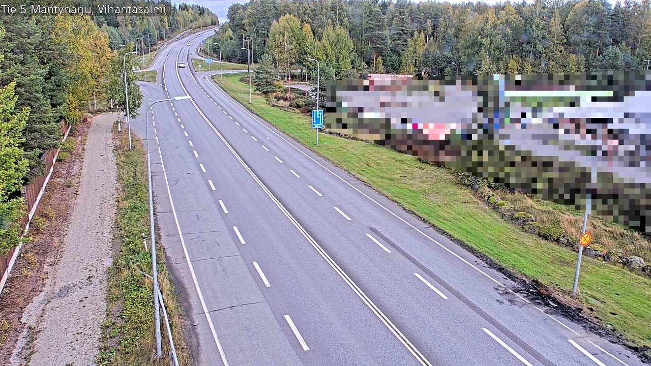 Weather Camera Image Road 5 Mäntyharju, Vihantasalm, Mäntyharju, Etelä-Savo
