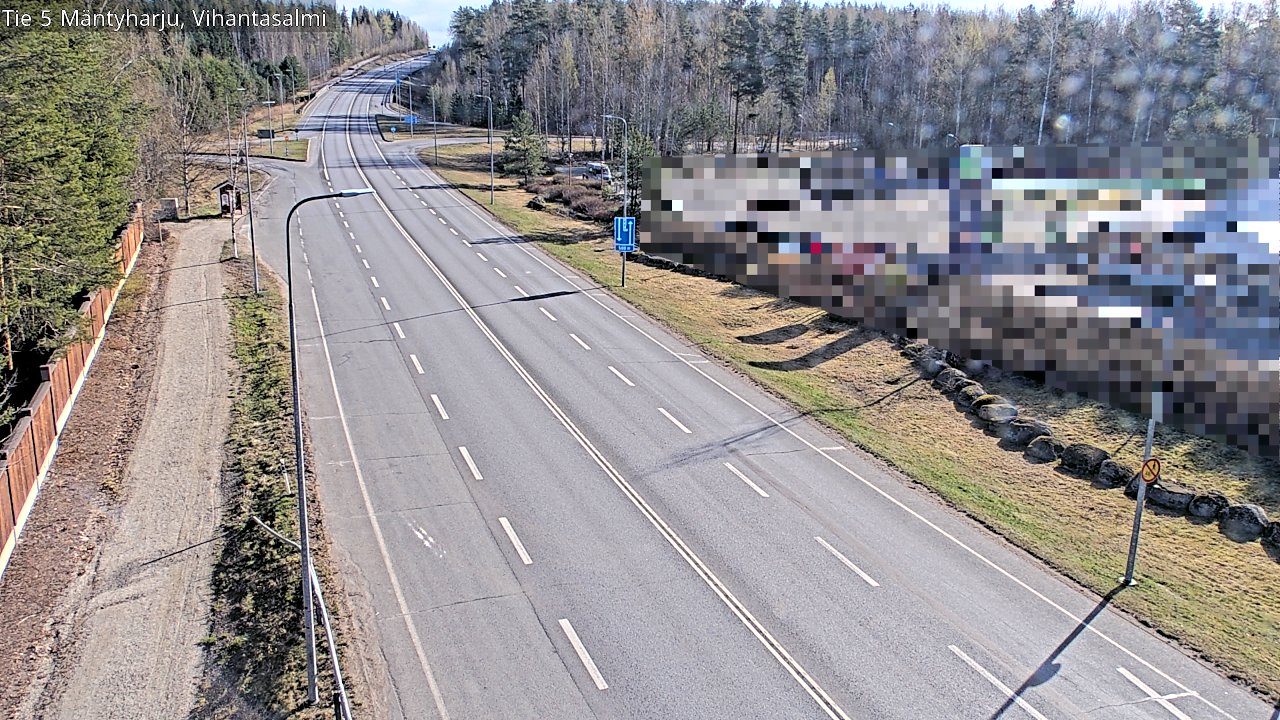 Weather Camera Image Road 5 Mäntyharju, Vihantasalm, Mäntyharju, Etelä-Savo
