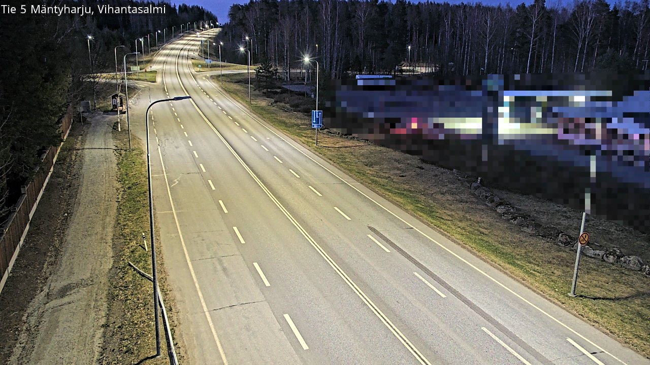 Weather Camera Image Road 5 Mäntyharju, Vihantasalm, Mäntyharju, Etelä-Savo