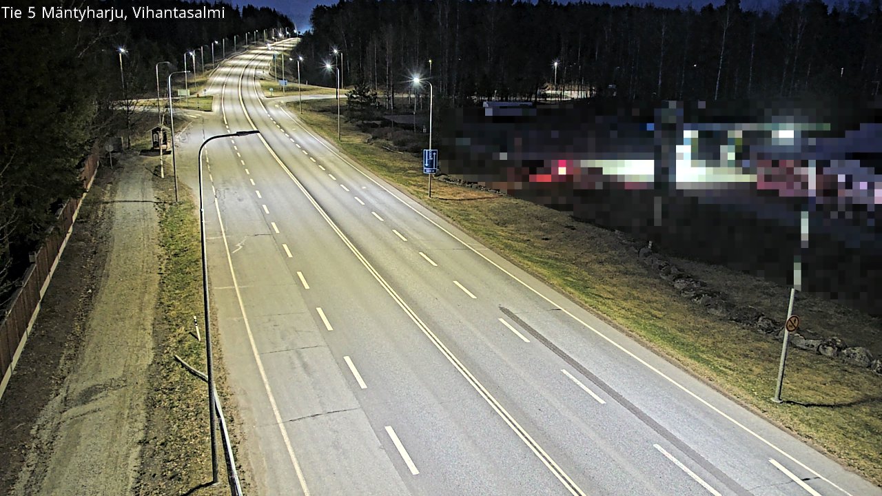 Weather Camera Image Road 5 Mäntyharju, Vihantasalm, Mäntyharju, Etelä-Savo