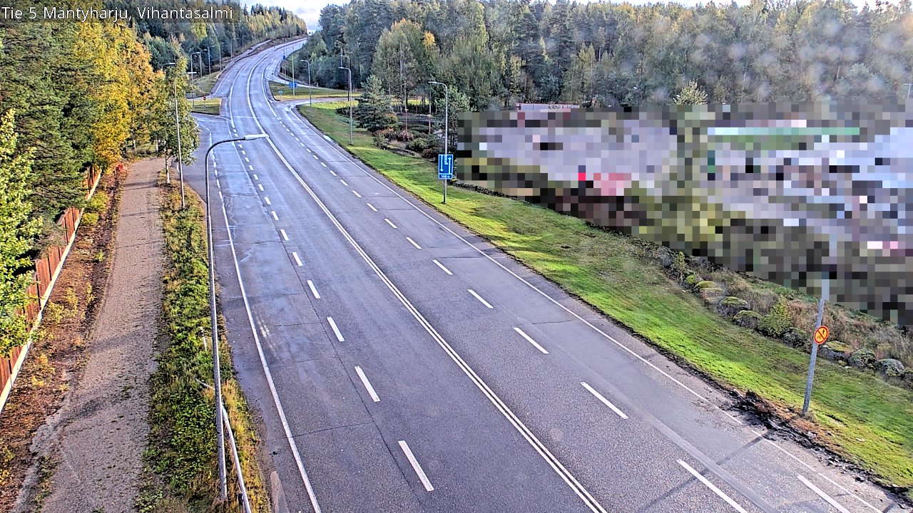 Weather Camera Image Road 5 Mäntyharju, Vihantasalm, Mäntyharju, Etelä-Savo
