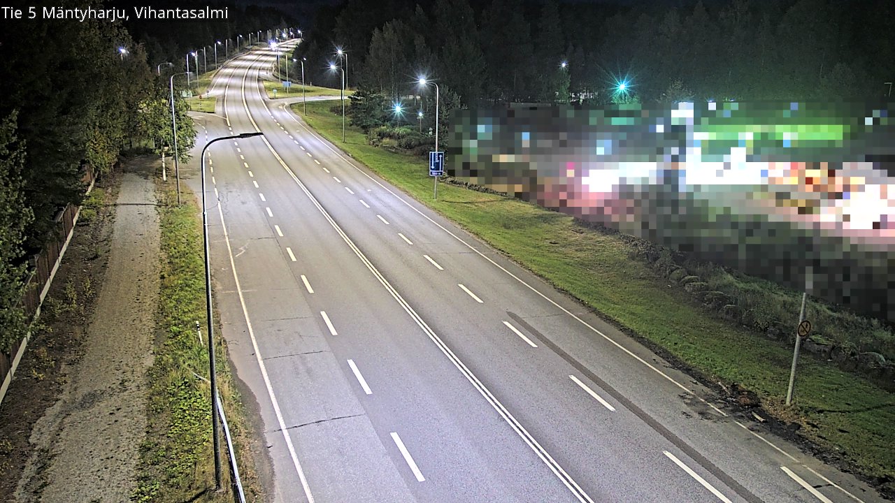 Weather Camera Image Road 5 Mäntyharju, Vihantasalm, Mäntyharju, Etelä-Savo