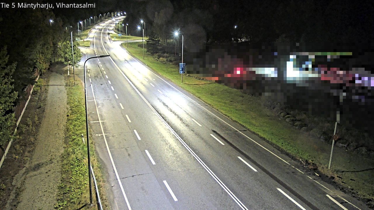 Weather Camera Image Road 5 Mäntyharju, Vihantasalm, Mäntyharju, Etelä-Savo